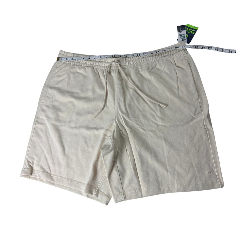 DSG French Terry Shorts Mens‎ 3XL Light Sand DAM13406X Cotton Blend NWT - Picture 4 of 7